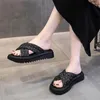 Slippers Round Toe Increases Height Soft Sole Luxury Designer Women Sneakers Shoes Women's White Sandals Sports Sapatenos