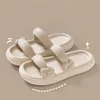 Slippers Summer moda moda não deslizamento lite slides macios Sandals SeaBeach Sapas ao ar livre Sapatos femininos flags de casas femininas