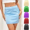 Skirts For Women Women's High Waist Cotton Short Skirt Solid Color Zipper Irregular Half Adult Tulle