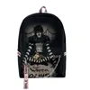 Рюкзак Harajuku смешные Creepypasta 3D Print Student School Bags Unisex Oxford Водонепроницаемые ноутбуки Многофункциональные рюкзаки рюкзаки