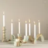 Candle Holders Porcelain Ceramics For Home Decoration Wedding Candelabra Stick Holder Candlestick