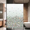 Fensteraufkleber Schmetterlingsblume Privatsphäre Film Kleber-freier Dekorationsglasabdeckung statische Klammertönung für Zuhause