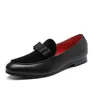 Casual Shoes Loafers Men PU Colorblock Fashion Business Wedding Party Daily Faux Suede Elegant Bow Classic Dress