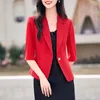 Damespakken Elegante formele Blazers Jackets Jas voor vrouwen Spring Summer Professional Business Work Wear Ol Styles Outparty Tops Blaser