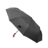 Sacs de rangement Automatique Open Close Umbrella Imperpose Pliage Polding Portable Pongee 10 COBBES IMITATION DU BOIN