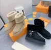 Mujeres Plataforma Aspen Boot Diseñador Boots Fashion Snow Boots Luxury NUEVA SUDER NIUJING BOTAS LANA DE LANA DE LANA Tamaño 35-41