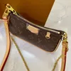 Hoogwaardige designer schoudertas cosmetische zakken kisten in reliëf Easy zakje op riemtas handtas dames messenger handtassen gouden ketting crossbody tas