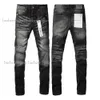 Men's Designer PURPLE BRAND for Men Women Pants Jeans Summer Hole Hight Quality Embroidery Purple Jean Denim Trousers Mens Purple Jeans