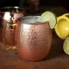 Stanleliness Stainless Steel Copper Plating Moscow Mule Beverage Mug with Handle Beer Coffee Coffe Cup ARJR