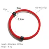 Braccialetti fascino thread trendy braccialette maschile donne regolabili braslet rosso per amanti coppia di distanza brazaleta meditazione yoga minimalista