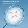 Badminton uppsättning för vuxna professionella racketljus racketer med högt elastiskt bufferthandtag presentfamilj 240402