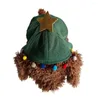 犬アパレルペットの服フリースジャンプスーツ通気性ドレスアップかわいいクリスマス要素コート