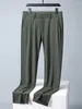 Pantalon masculin 2024 Été hommes longs respirant en nylon étiré en nylon mince chino chino mâle.