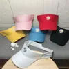 Chapeau de soleil Femmes d'été marée d'extérieur sports petites marguerites casque vide petite casquette fraîche sans chapeau de soleil avec protection solaire