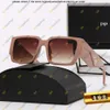 óculos de sol Pra designers de luxo óculos de sol para homens mulheres unissex goggle Beach Sun Glasses Retro Frame Luxury Design UV400 com caixa HIG de quadro grande quadro