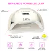 Sukienki Słońce x 54W/48W Lampa LED Suszarka paznokci 36/24 LED UV Lampa lodowa do suszenia paznokcie żel Poleśnia Timer Auto czujnik Manicure