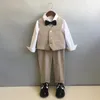 Bébé garçons 1 an anniversaire ensemble kida cost de mariage enfant veste veste pantalon pantal