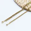 Gouden ketting sleutelbeen ketting ketting voor heren decoratieve legering ketting, herenmode hiphopketen