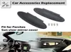 Bilvisor Mirror Cover Replacement Fit för Porsche 996 997 911 986 987 Boxster Cayman Car Accessories Matte Black9497548