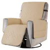 Couvre-chaises Couvre-fauteuil imperméable Cover sans glissement inclinable pour siège lavable avec sangles élastiques