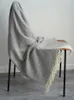 Decken nordisch minimalistisch gewebte Fischgrätenschaldecke warm warm bequemer atmungsaktiven Wurf für Stuhl Couch Bettsofa Schlafzimmer