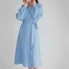 Vêtements à la maison 2022 Couleur solide Pajamas Femmes Robe Gouffes Poupie de salle de bain Pyjamas Couleur solide Pajamas Femmes Pajamasl2403