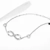 Heet verkopen 925 Sterling Silver Style armband voor vrouwen met onbeperkt symboolarmbanden veelzijdig geschenk