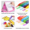 Set da 208 pezzi dipinti per bambini SET STUDENTI ART BRUSH BIRIDABILE NATALE REGALO PENSE PENSE PENSELI PASTILI OLIO STRUMENTI