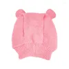 Dog Apparel Knitting Hat For Cat And Dogs Cosplay Costume Crochet Pet Cap Cartoon Ear Party Dress Up Outdoor Walking
