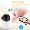 Monitoren 4,3 inch babymonitor Babyphone Beveiliging Video Pan Tilt Camera Digitale Zoom Baby Nanny Vox Night Vision Temperatuurbewaking