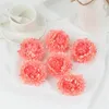 Fleurs décoratives 20pcs tête de fleur de haute qualité 7cm Chrysanthemum de soie artificielle pour décoration de mariage à la maison Scrapbooking blanc faux