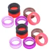 Dog Apparel 12 Pcs Silicone Ring Rings For Scissors Finger Hairdressing Accessories Grip Non-slip Silica Gel Small Colorful
