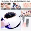 Kit 2022 Nyaste 60LEDS Nageltork UV LED -lampa Torkande nagelgelpolska med smart sensor för naglar Manikyr Hine Nail Art Salon