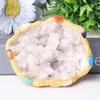 Figurines décoratives Druzy Clear Quartz Chakra Bowl Free Form