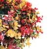 Dekoracyjne kwiaty Unikalne piękne wieniec realistyczne symulowane eukaliptus żywy znikający dekoracja wakacyjna dla wisiorka domowego