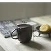 Tasses céramiques thé tasse tasse de mange rétro tasses de manche créatives décorations de bureau à la maison irréguliers articles ménagers