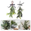 Flores decorativas 2 PCs escadas decoração de christmas porta pendurada pingente de natal de espuma de visleção