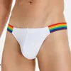 Underpants Seobean-men's Sexy Rainbow Belt Briefs Underwear Design