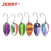 Jerry Gemini Micro Fishing Lures Kit Spoons Trout Spoon Spinner Bait Multiple Colors 240327