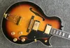 Tillverkare Custom New 2 Picard Star Sunshaped Hollow Guitar Jazz Gold Hardware and Flame Maple Jazz Electric Guitar Profession3383784