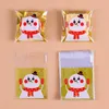 Geschenkverpackung 100pcs Weihnachtskontrollbeutel Karton Santa/Snowman/Hirsch Cookie Verpackung für Navidad DIY Snack Backvorgänge