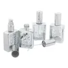 Storage Bottles 4 PCS Perfume Bottle Terrarium Glass Containers Tube Anodized Aluminum Nozzle Travel