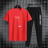 Men's Tracksuits Short Sleeved T-shirt Set Ultra-thin Trend Youth Korean Casual Sportswear