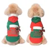 Vêtements pour chiens vêtements de Noël animaux de compagnie chats hiver chihuahua cug costume chaud santa claus festif manteau à capuche votants de chiot