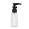 Storage Bottles 50ML 48pcs Square Plastic Bottle With Bayonet Pump 50CC Shampoo/Lotion Packaging Empty Cosmetic Container