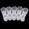 Autres fournitures d'oiseaux 5pcs Feeder en plastique Clear Water Bottle Buver Drinker Cup Double Port Disvice pour les accessoires de pigeons