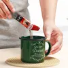 Tazze di bell'aspetto con tazza di coperchio per ragazze Design per interesse speciale semplice tappetino di riscaldamento del caffè disponibile