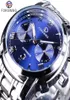 時計の防水ブルーオーシャンデザインステンレススチールカレンダーディスプレイメンズオートマチックウォッチトップブランド高級機械C8409518