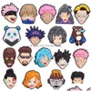 Akcesoria części butów MOQ 20PCS PVC CARTOON Japan Charaktery Charki Dekoracje Dorasy pasują buty Pinsy Pinsy Bracelets Dopasmowe opaski