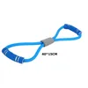 Bandes de résistance Gym 8 mots élastiques poitrine développeur Expander Expander Rope Sports Workout Fitness Equipment Yoga